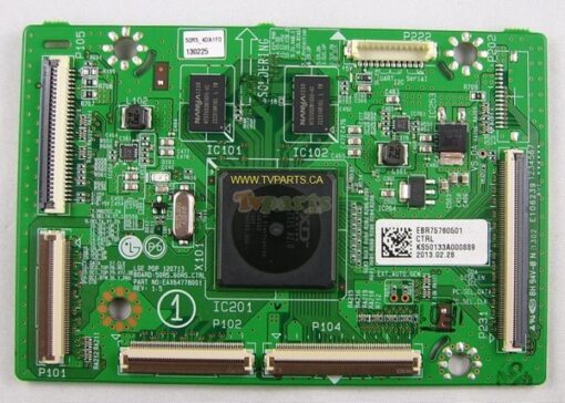 LG EBR75760501 Main Logic CTRL Board