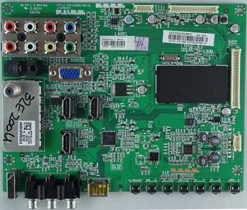 Toshiba 75017687 Main Board for 32E200U