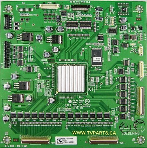 LG 6871QCH059B Main Logic CTRL Board