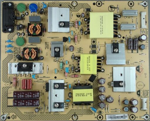 Sharp PLTVDV751XXPR Power Supply / LED Board