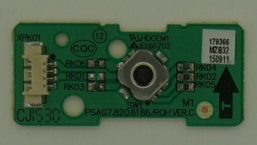 Hisense 179366 Power Control Button