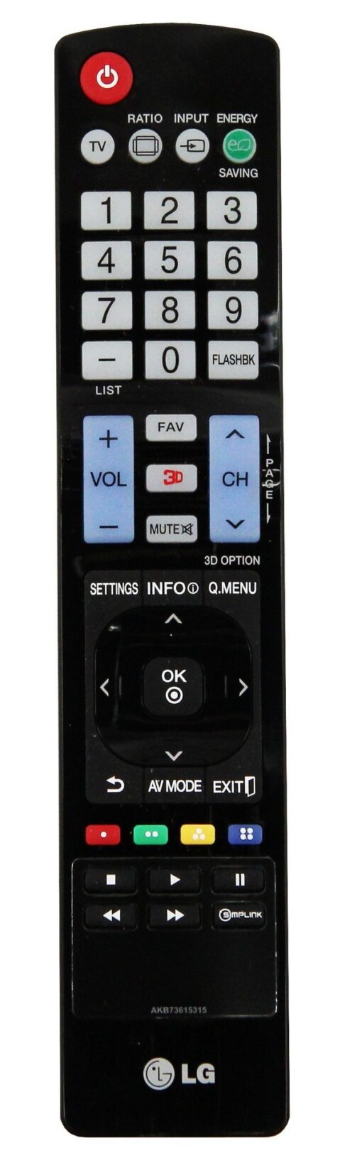 LG AKB73615315 Smart 3D Remote Control