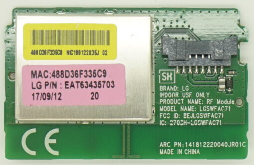 LG EAT63435703 Wireless Wifi Adapter Module