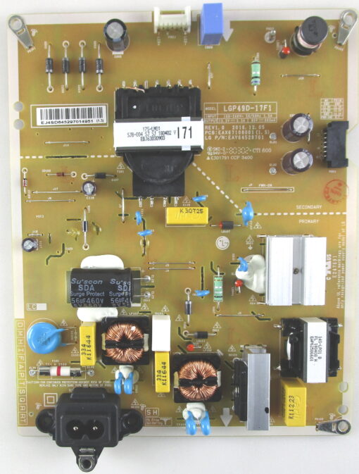 LG EAY64529701 Power Supply / LED Driver Board