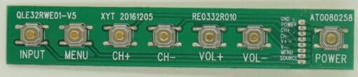 RCA RE0332R010 Control Button Board