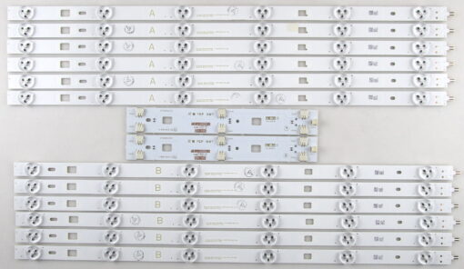 Sony LM41-00091N / LM41-00091P LED Strips Set for KDL-48W600B - (12)