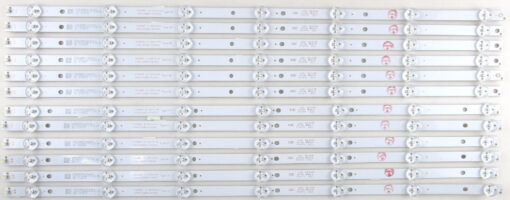 Toshiba 4708-K55WDR-A1213K21 / 4708-K55WDR-A1213K31 LED Backlight Strips - (12)