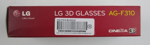 LG AG-F310 | EBX61668505 OEM Passive 3D Glasses (2 Pairs of Glasses)