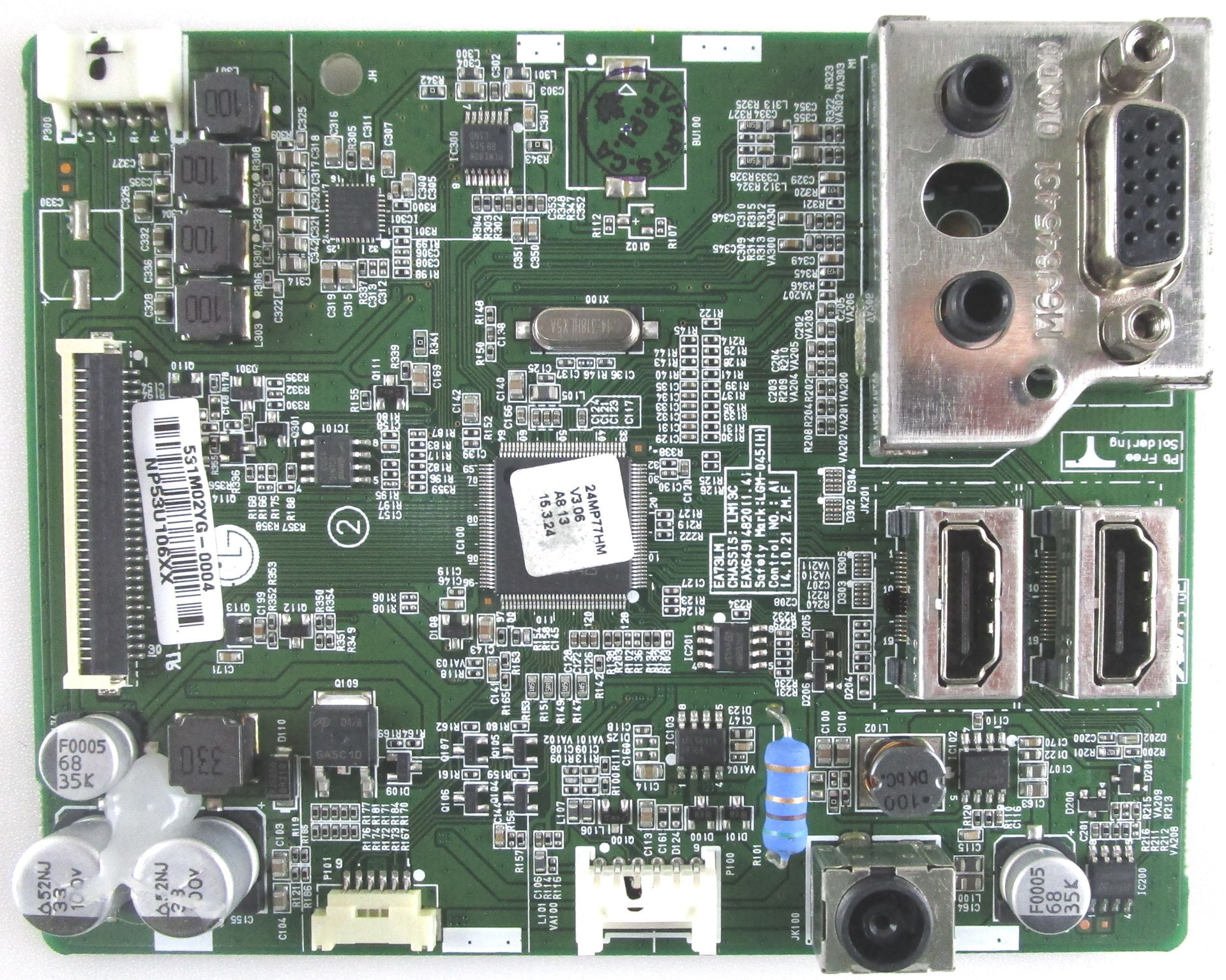 LG EBU63023803 BPR Total Assembly | TV Parts