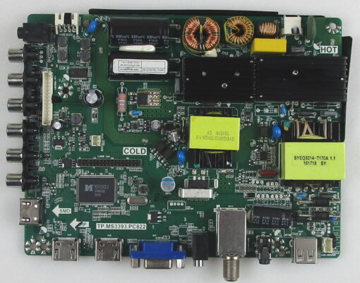 RCA TP.MS3393.PC822 Main Board / Power Supply for RLDED4897A