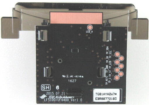 LG EBR80772103 Power Switch & IR Sensor