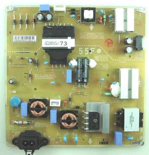 LG EAY64549101 POWER SUPPLY BOARD FOR 55LJ550M-UB