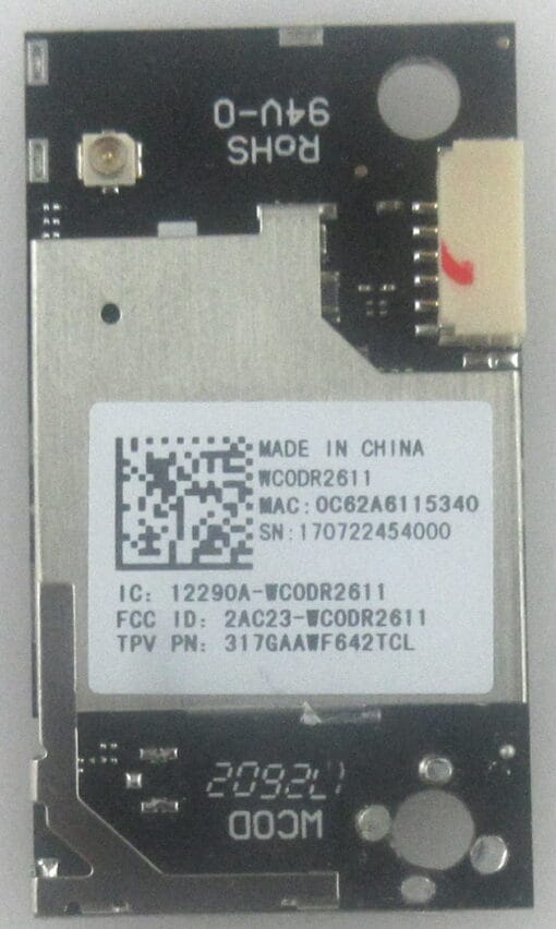 Insignia 12290A-WC0DR2611 Wifi Module