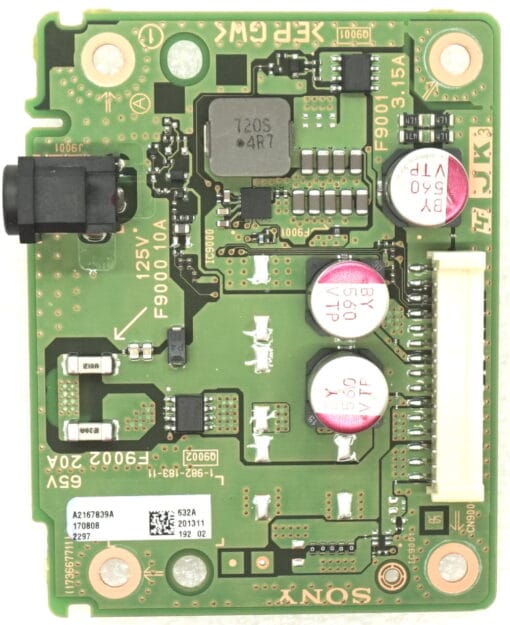 Sony A-2167-839-A JK3 Power Input Board