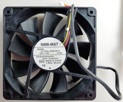 NMB 4710KL-04W-B19 12V 0.22A 3wires Cooling Fan