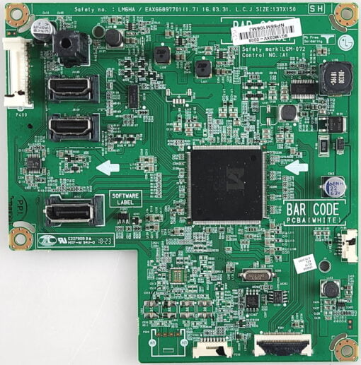 EAX66897701 LG Main Board for 27UD58-B Monitor