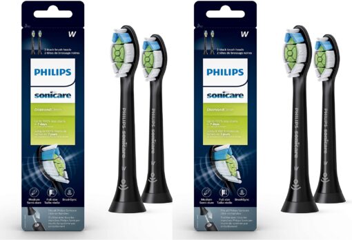 Philips HX6062/90 Sonicare Diamond Clean Toothbrush Heads Pack of 2 (Total 4 Heads) - New