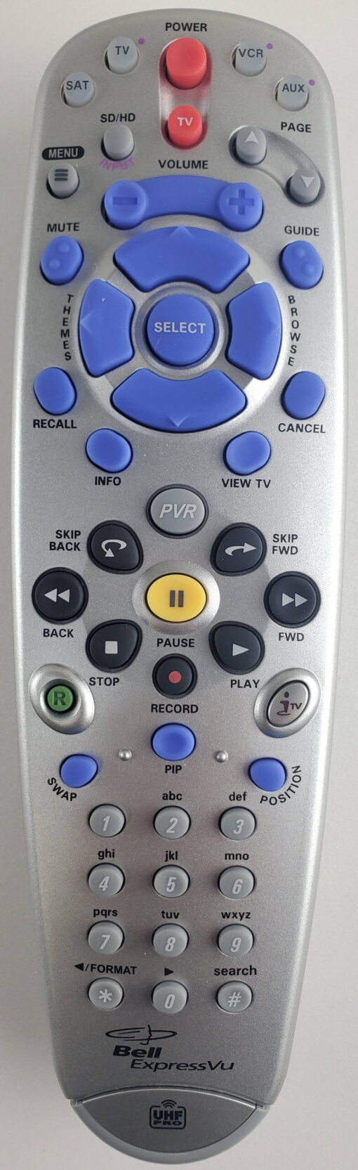 127666 Bell Original ExpressVu UHF PRO Remote Control - New