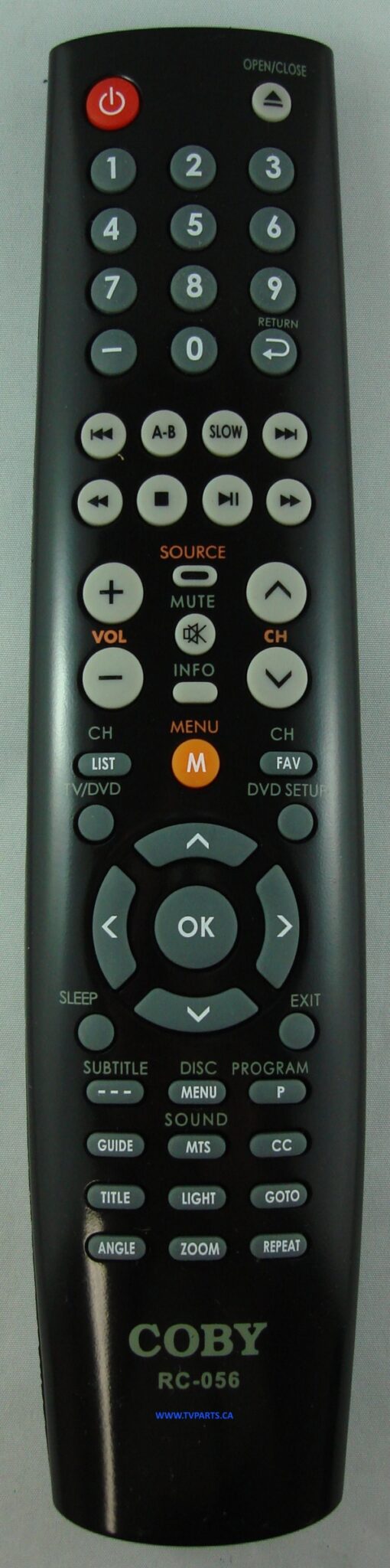 Coby RC-056 Remote Control