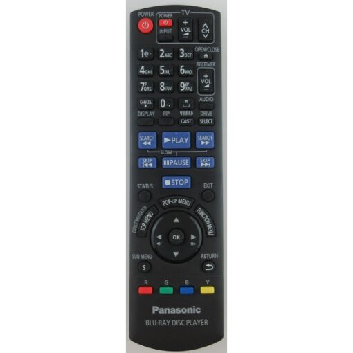 Panasonic N2QAKB000076 Blu-Ray Disc Player Remote Control