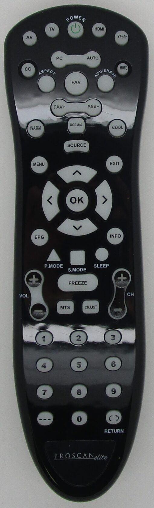 Proscan Elite Series TV Remote Control