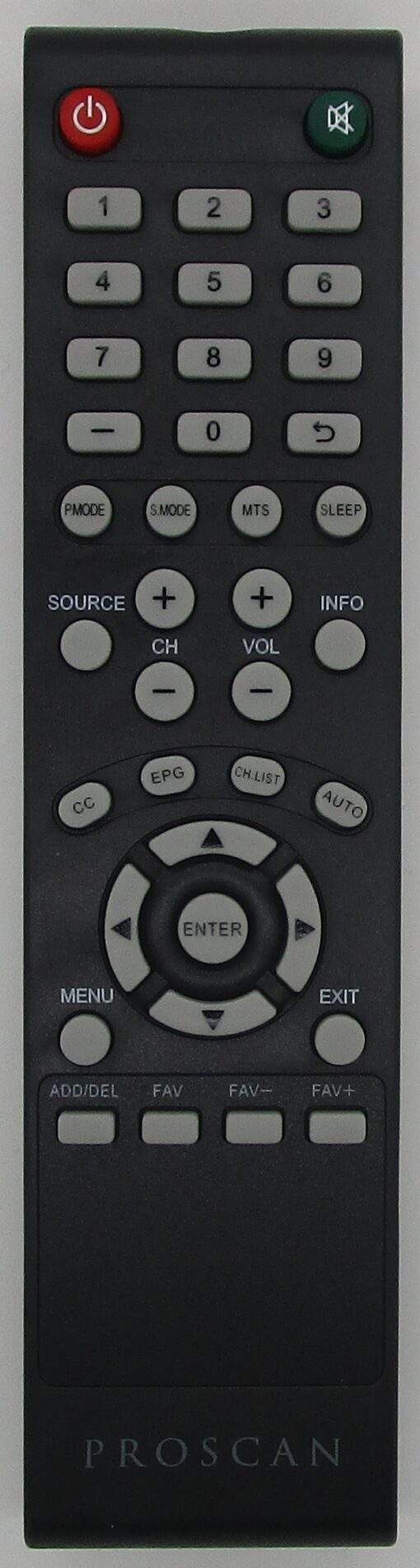 Proscan PLDED3273A TV Remote Control - NEW