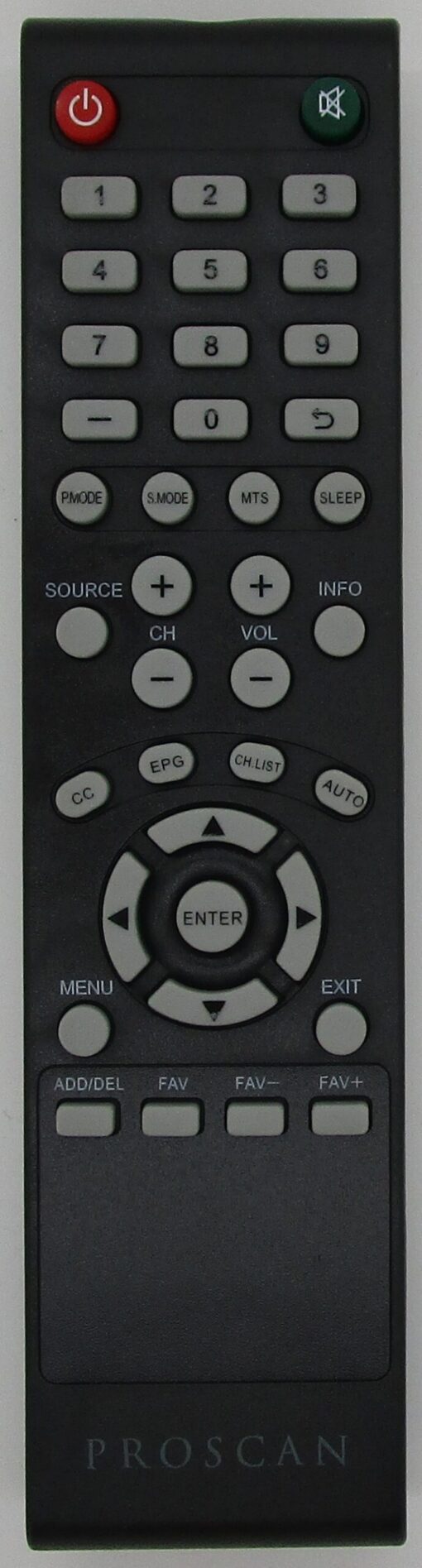 Proscan PLDED4016A TV Remote Control - NEW