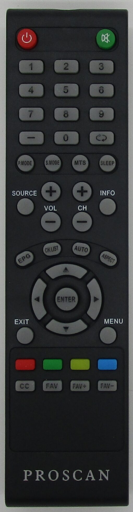 Proscan PLDED5068A-D TV Remote Control - NEW