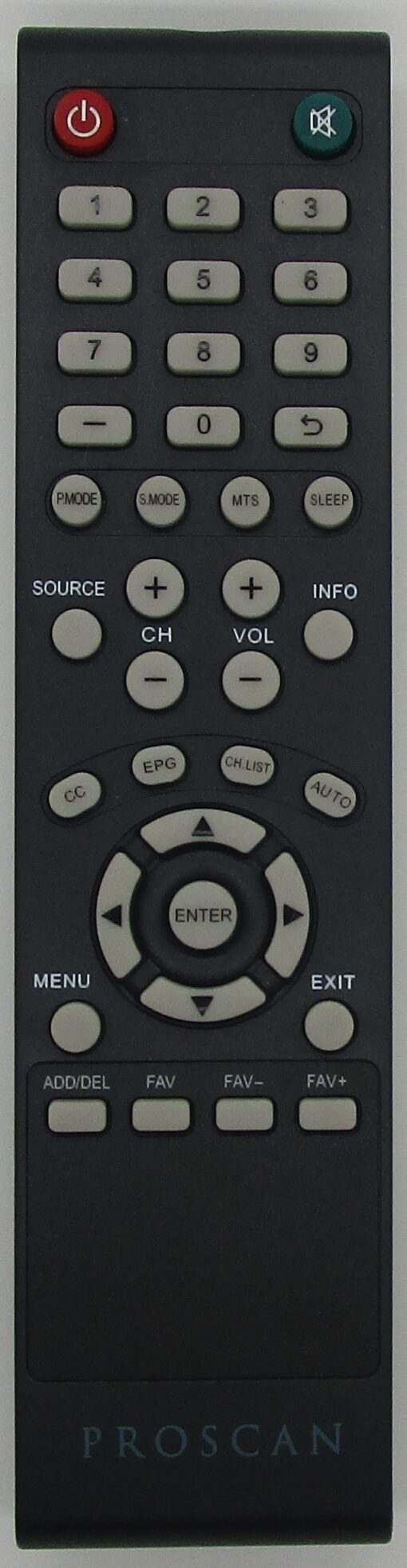 Proscan PLDED5069-B TV Remote Control - NEW