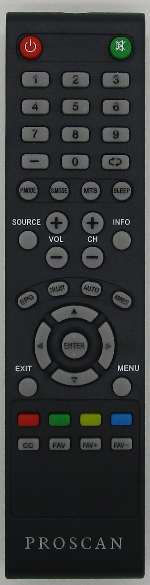 Proscan PLDED5069 TV Remote Control - NEW