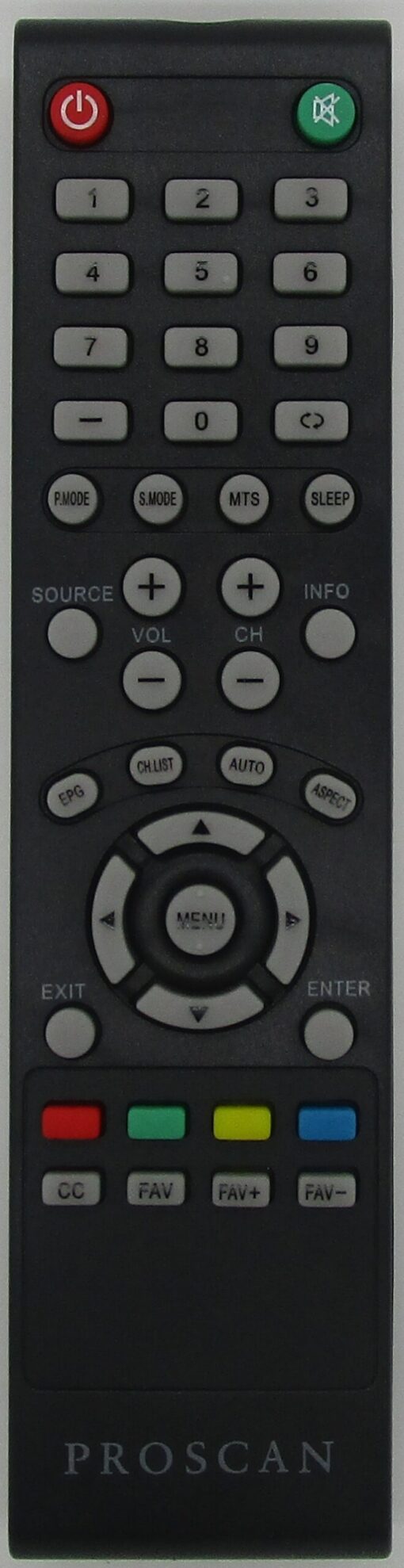 Proscan R0032REM for PLDED3996A-E TV Remote Control - NEW