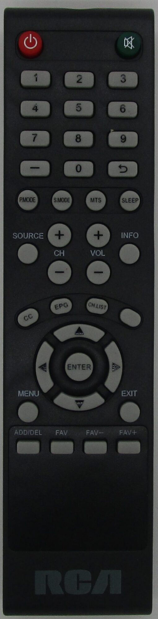 RCA RLDED3258A-C Original TV Remote Control