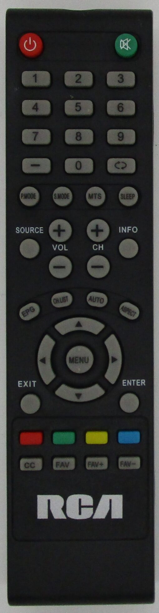 RCA RLDED3956A TV Remote Control