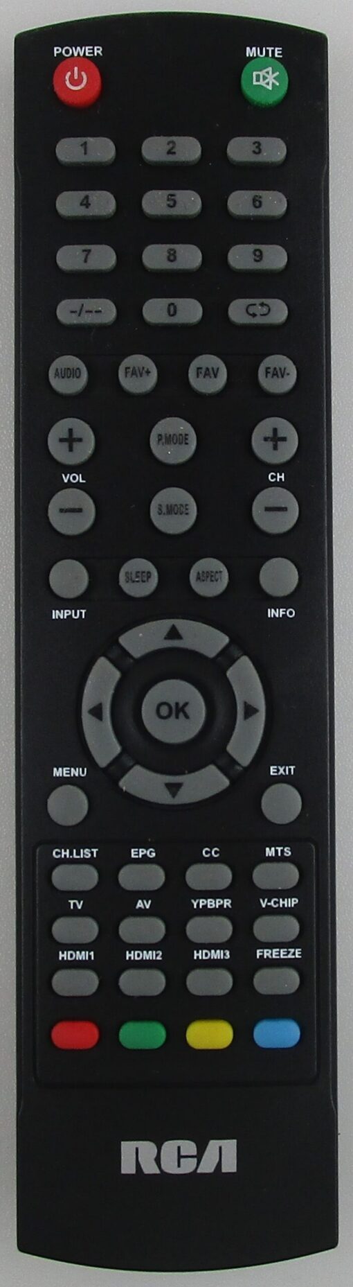 RCA RLDED4215A-F Original TV Remote