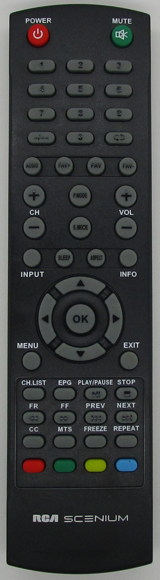 RCA Scenium SRC6565-UHD TV Remote Control