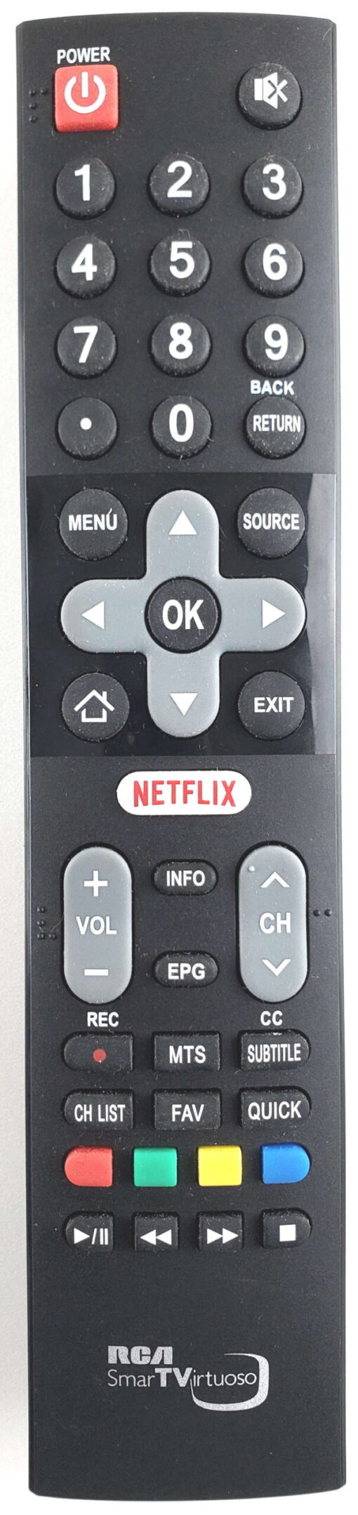 RCA Smart TV Remote Control - New