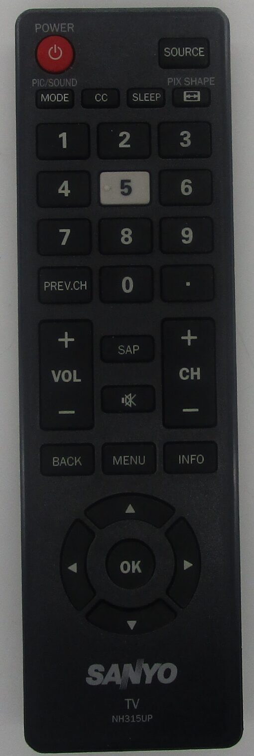 Sanyo NH315UP Remote Control