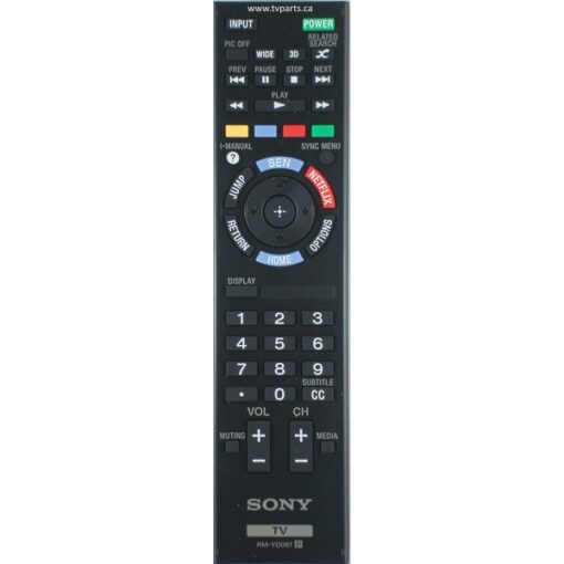 Sony RM-YD087 / 1-491-987-11 3D Remote Control (with Netflix Button)