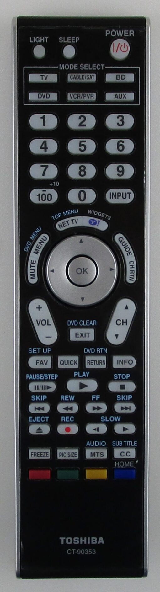 TOSHIBA CT-90353 ORIGINAL TV REMOTE CONTROL