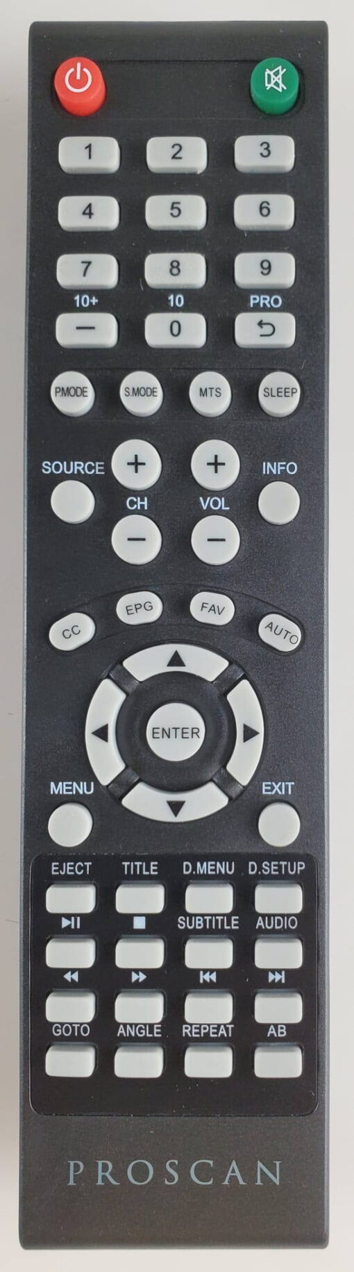 Proscan PLDV321300 Original TV/DVD Remote Control