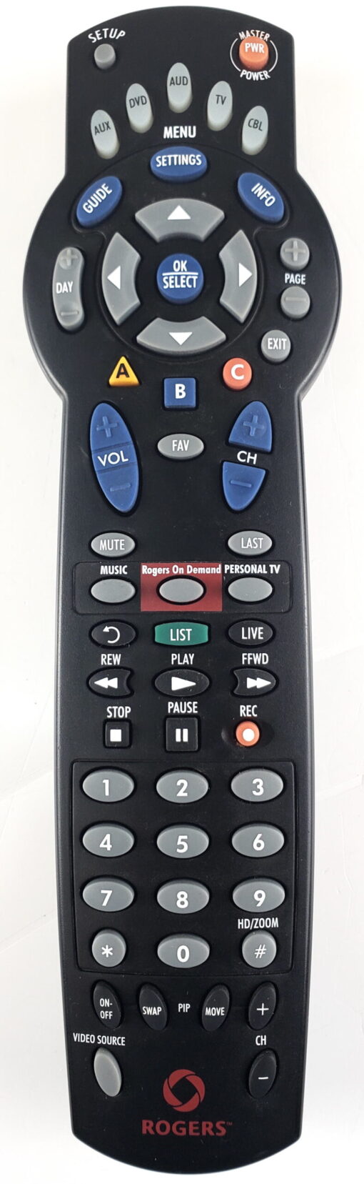 Rogers C071601 / 1055BC2 OEM Universal Remote Control