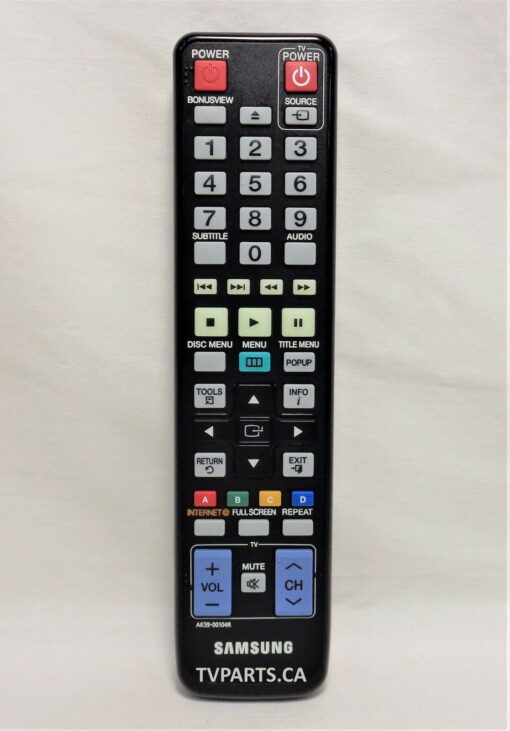 Samsung AK59-00104R TV / Blu-Ray Player Remote Control