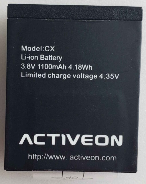 High Quality 1100mAh CX battery for ACTIVEON CX HD CX Gold Camera battery