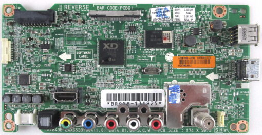 LG EBT62841573 Main Board For 55LB6000-UH