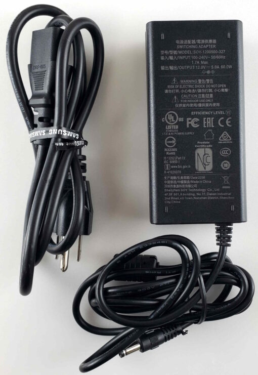 SOY-1200500-327 AC Adapter Power Cord Supply Charger Cable Wire Monitor